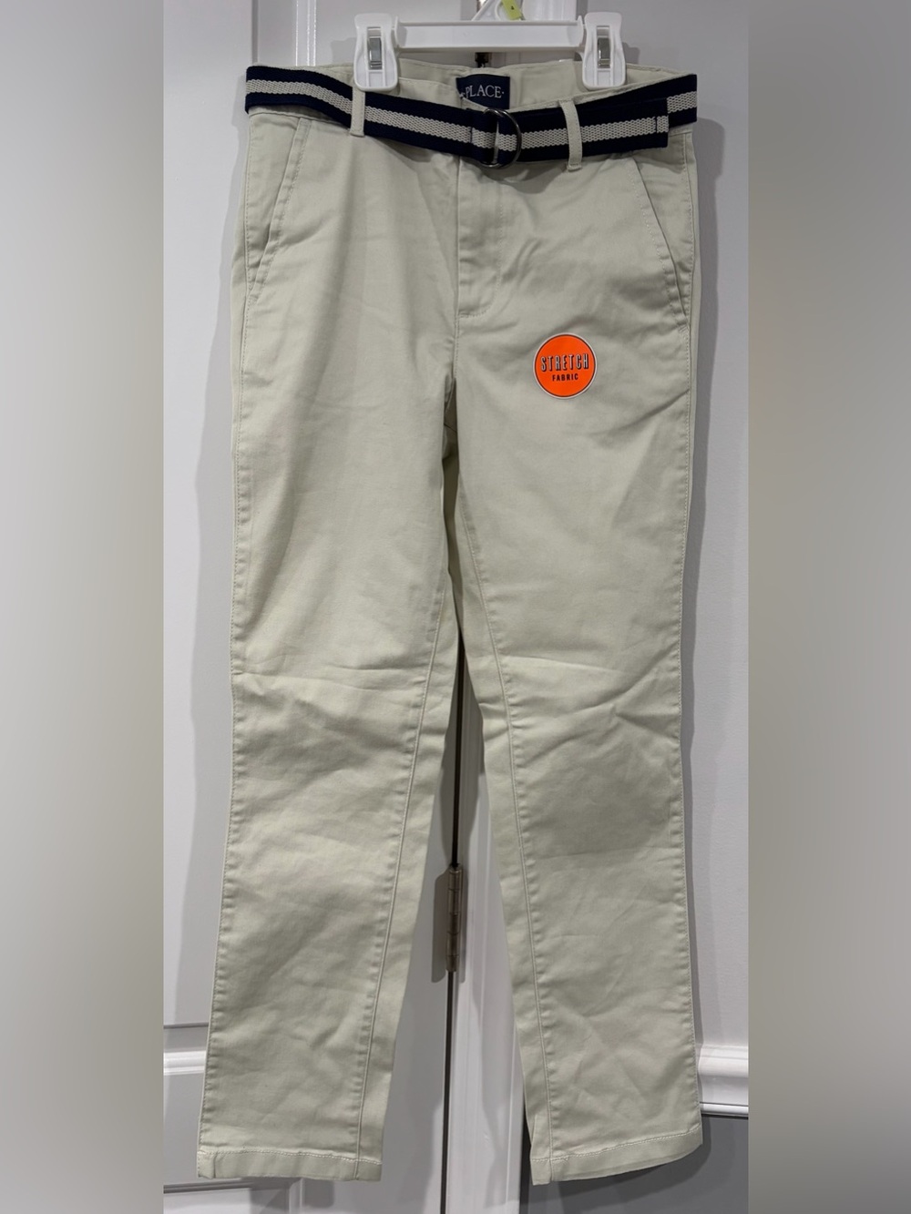Boys Khaki Dress Pants w/Belt